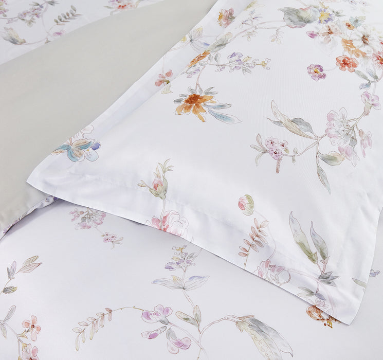 Epitex 1200TC Hybrid Botanic Silk Printed Fitted Sheet Set | Bedsheet | Bedset | Bedding