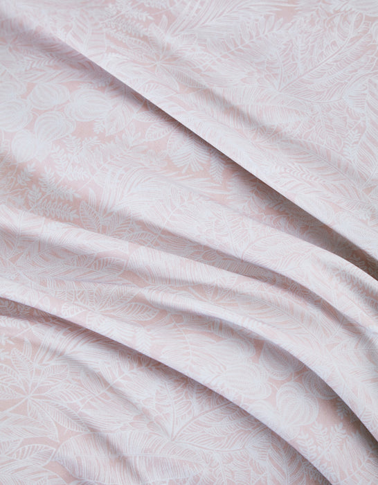 Epitex 1200TC Hybrid Botanic Silk Printed Fitted Sheet Set | Bedsheet | Bedset | Bedding (Florencia)