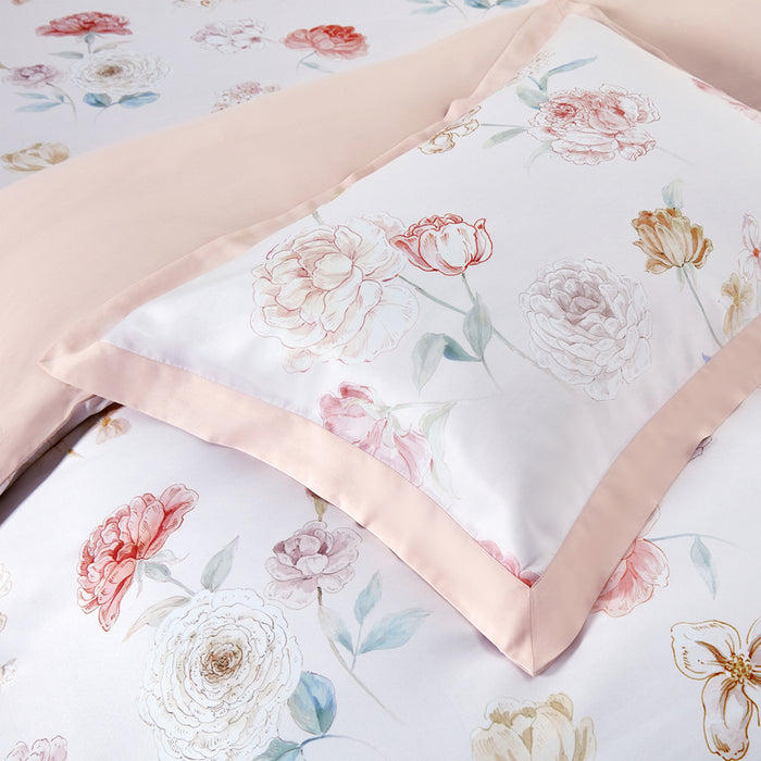 Epitex 1200TC Hybrid Botanic Silk Printed Fitted Sheet Set | Bedsheet | Bedset | Bedding