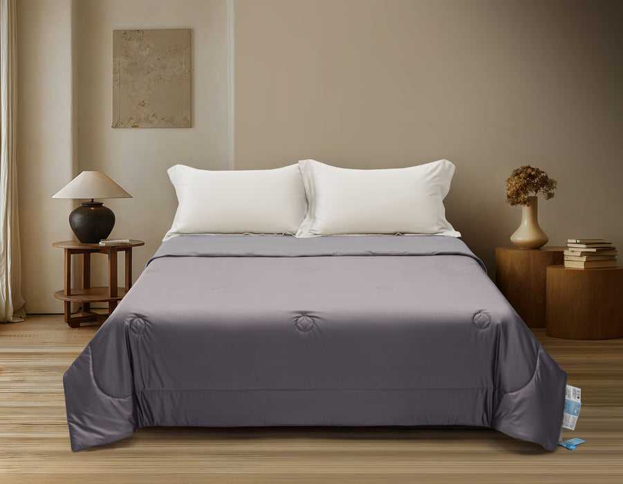 EPITEX KOOLSILK COLLECTION COOLING BLANKET - SINGLE 140X190CM (KOO119 Cool Grey)