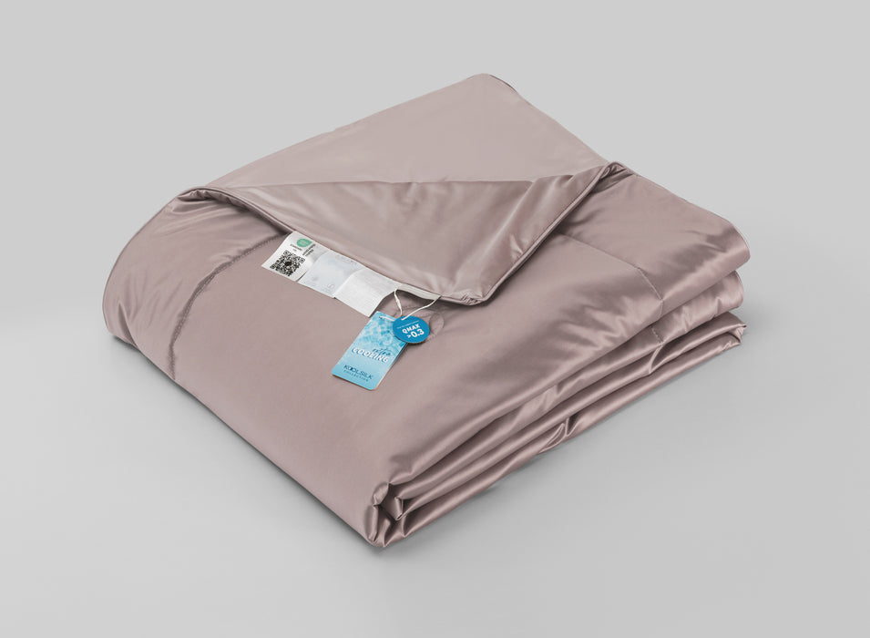EPITEX KOOLSILK COLLECTION COOLING BLANKET - SINGLE 140X190CM (KOO121 Cool Taupe)