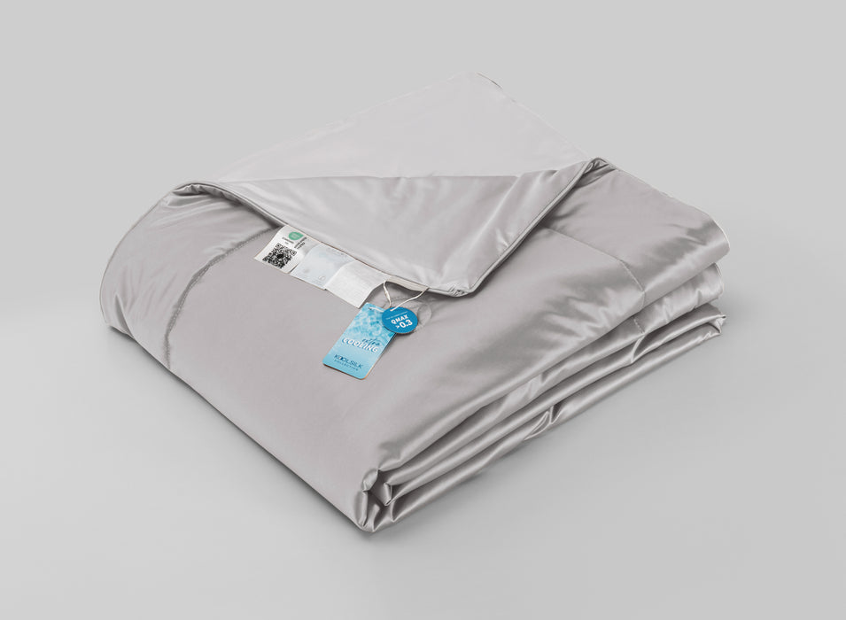EPITEX KOOLSILK COLLECTION COOLING BLANKET - SINGLE 140X190CM (KOO122 Grey)
