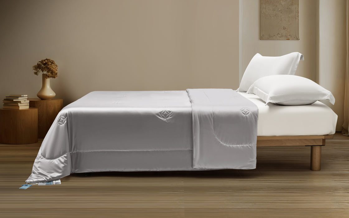 EPITEX KOOLSILK COLLECTION COOLING BLANKET - SINGLE 140X190CM (KOO122 Grey)