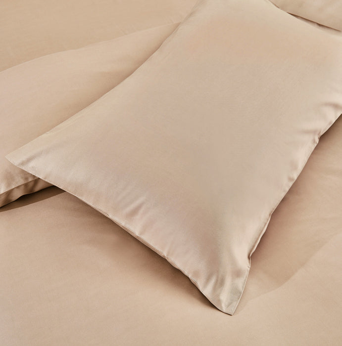 Epitex LYOCOOL CHROMA 1200TC Bedsheet | Fitted Sheet Set | Bedset (Tan)