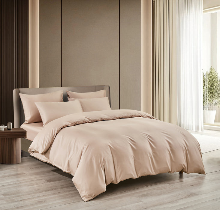 Epitex LYOCOOL CHROMA 1200TC Bedsheet | Fitted Sheet Set | Bedset (Tan)