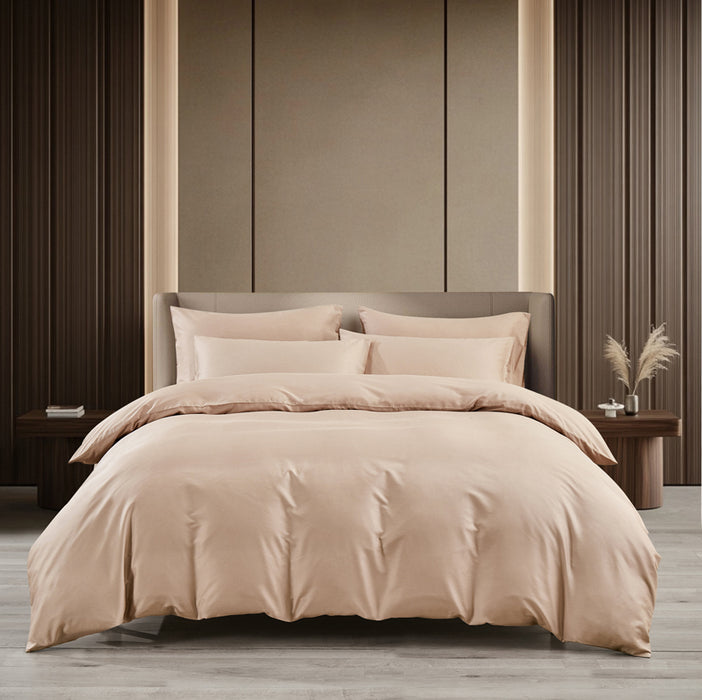 Epitex LYOCOOL CHROMA 1200TC Bedsheet | Fitted Sheet Set | Bedset (Tan)