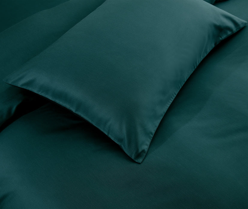 Epitex LYOCOOL CHROMA 1200TC Bedsheet | Fitted Sheet Set | Bedset (Forest Green)