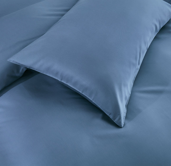 Epitex LYOCOOL CHROMA 1200TC Bedsheet | Fitted Sheet Set | Bedset (Marble Blue)