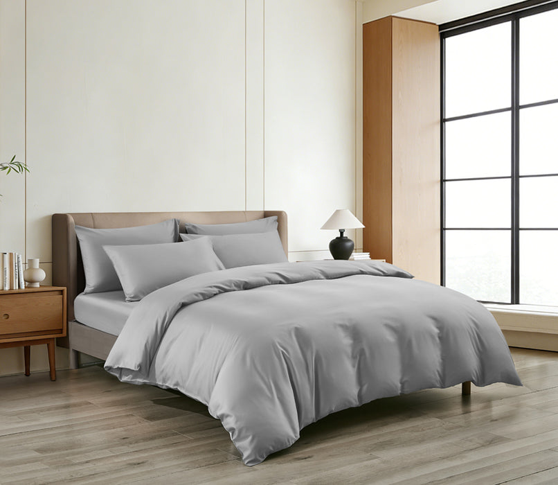 Epitex LYOCOOL CHROMA 1200TC Bedsheet | Fitted Sheet Set | Bedset (PEBBLE GREY)