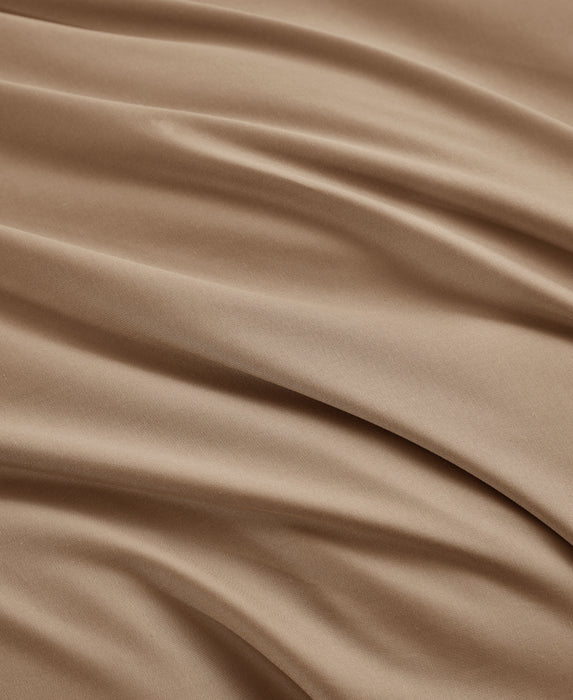 Epitex LYOCOOL CHROMA 1200TC Bedsheet | Fitted Sheet Set | Bedset (SANDY BROWN)