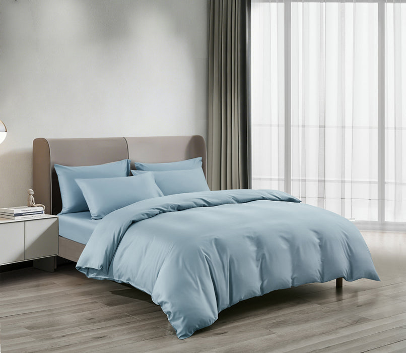 Epitex LYOCOOL CHROMA 1200TC Bedsheet | Fitted Sheet Set | Bedset (RIVER BLUE)