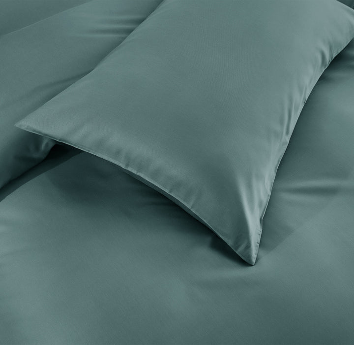 Epitex LYOCOOL CHROMA 1200TC Bedsheet | Fitted Sheet Set | Bedset (HUNTER GREEN)