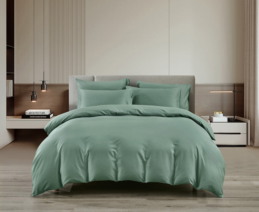 Epitex LYOCOOL CHROMA 1200TC Bedsheet | Fitted Sheet Set | Bedset (AQUA JADE)