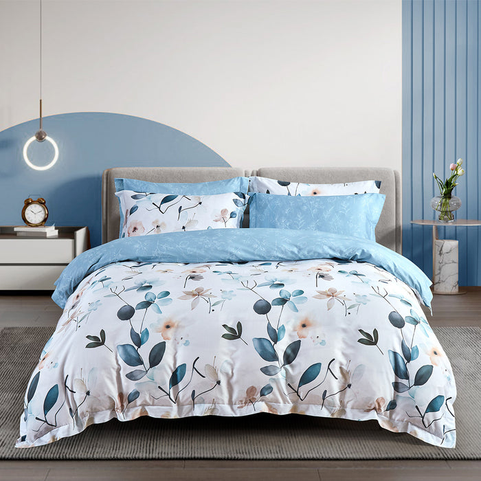 Epitex Lyocool Cotton 1200TC Printed Bedsheet | Bedset