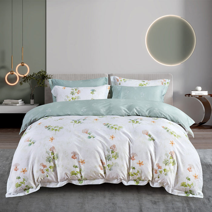 Epitex Lyocool Cotton 1200TC Printed Bedsheet | Bedset (LY2152)