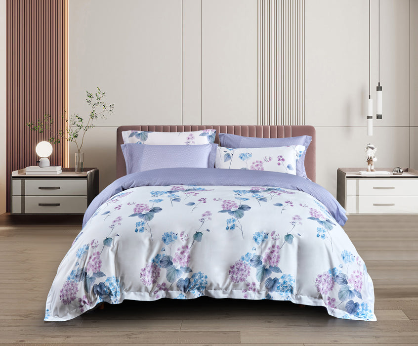 Epitex Lyocool Cotton 1200TC Printed Bedsheet | Bedset (LY2154)