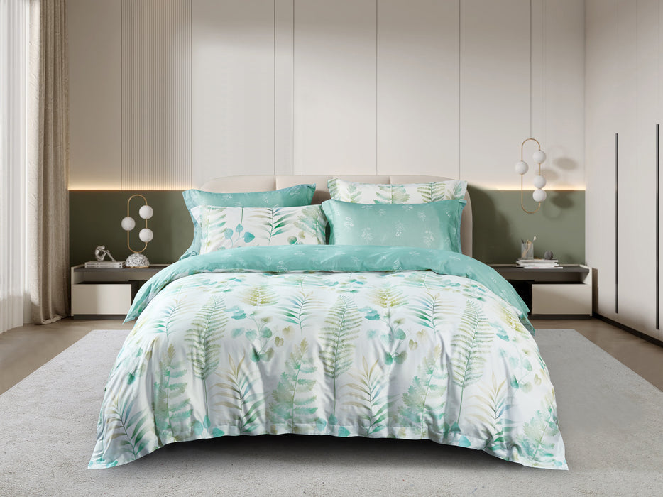 Epitex Lyocool Cotton 1200TC Printed Bedsheet | Bedset (LY2158)