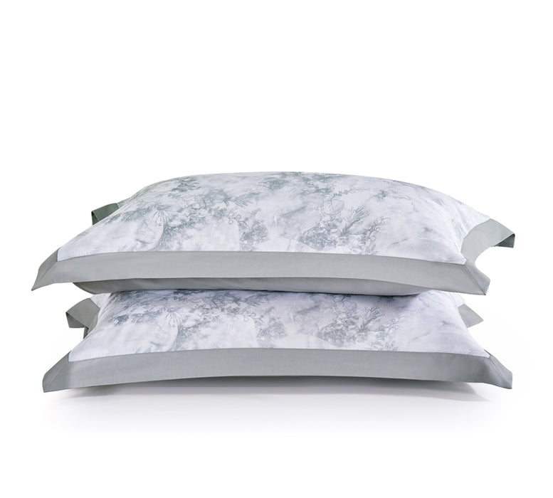 Epitex Lyocool Cotton Arte 1200TC Printed Bedsheet | Bedset | Fitted Set (LY2174)