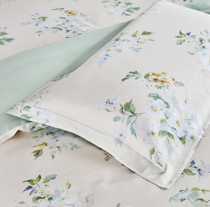Epitex Lyocool Cotton Arte 1200TC Printed Bedsheet | Bedset | Fitted Set (Auralia)