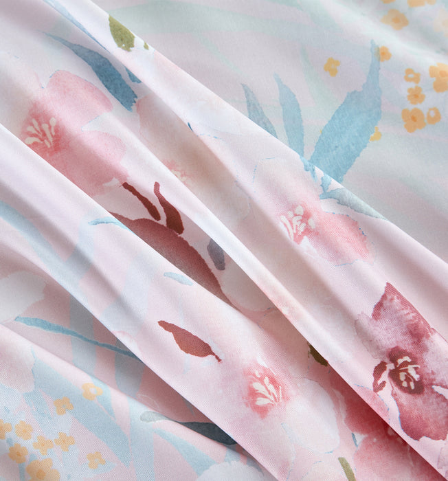 Epitex Lyocool Cotton Arte 1200TC Printed Bedsheet | Bedset | Fitted Set (Lunara)