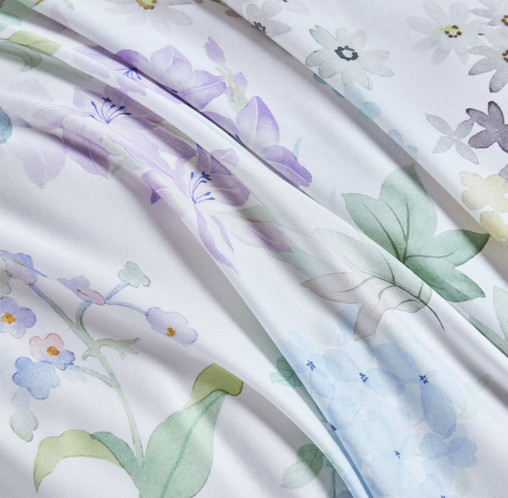 Epitex Lyocool Cotton Arte 1200TC Printed Bedsheet | Bedset | Fitted Set (Terrabloom)