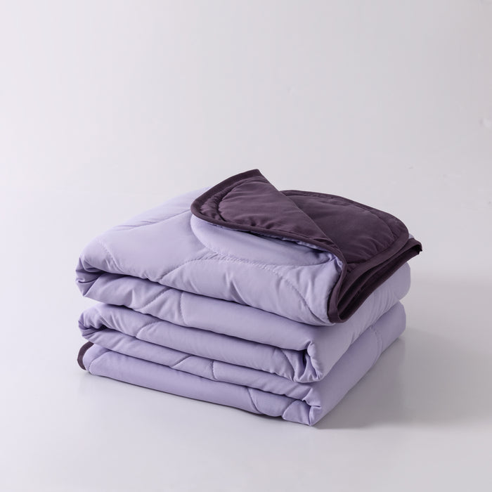 Epinova Air Down Blanket Reversible Solid (LT PURPLE / WILD BERRY)