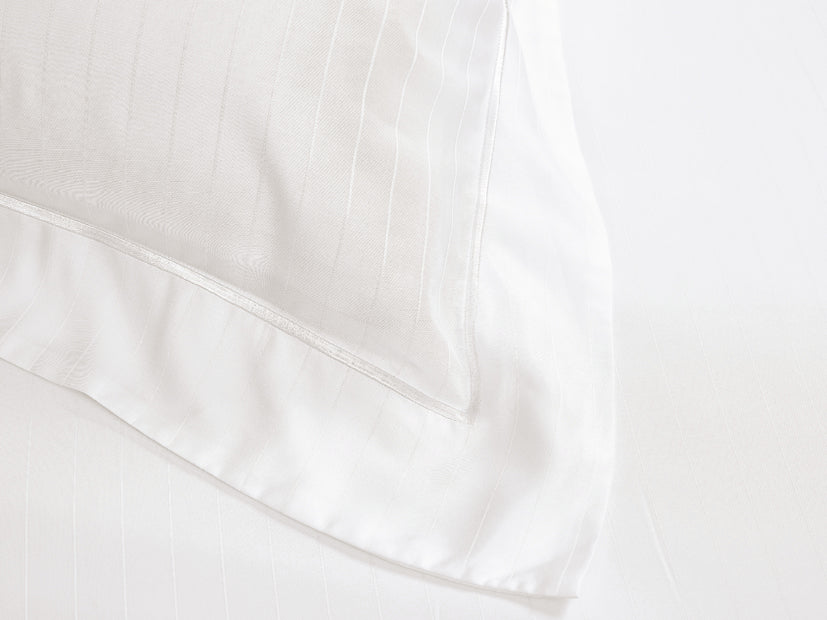 Epitex 1200TC Delores Luxe Modal Dobby (White) Fitted Sheet Set | Bedset  | Bedsheet | Soft | Fitted Sheet | Bedsheet Set