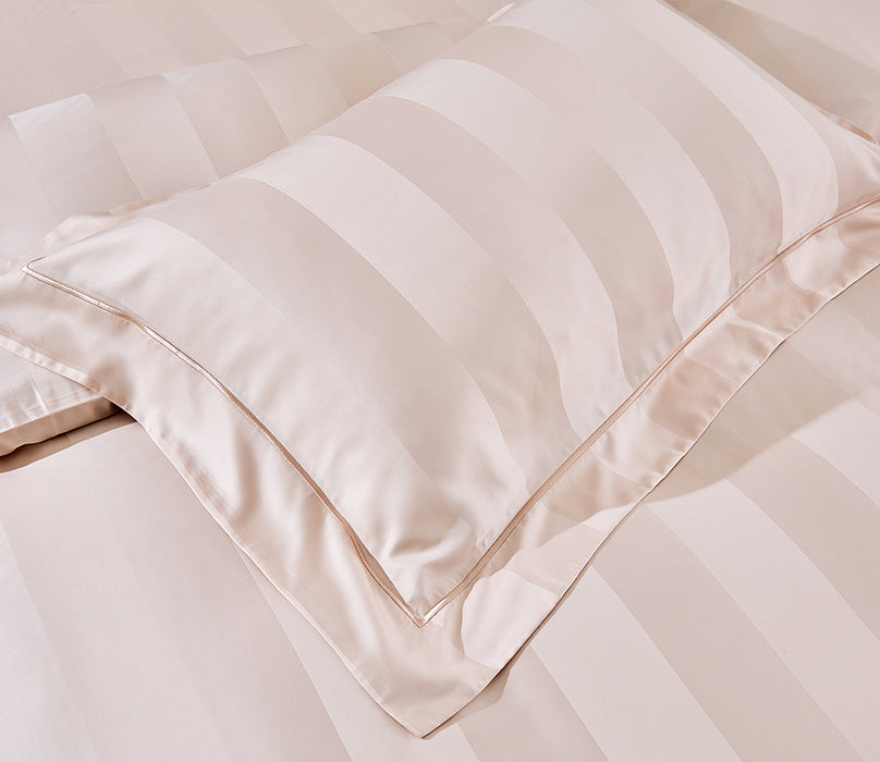 Epitex 1200TC Delores Luxe Modal Dobby (Morganite) Fitted Sheet Set | Bedset  | Bedsheet | Soft | Fitted Sheet | Bedsheet Set