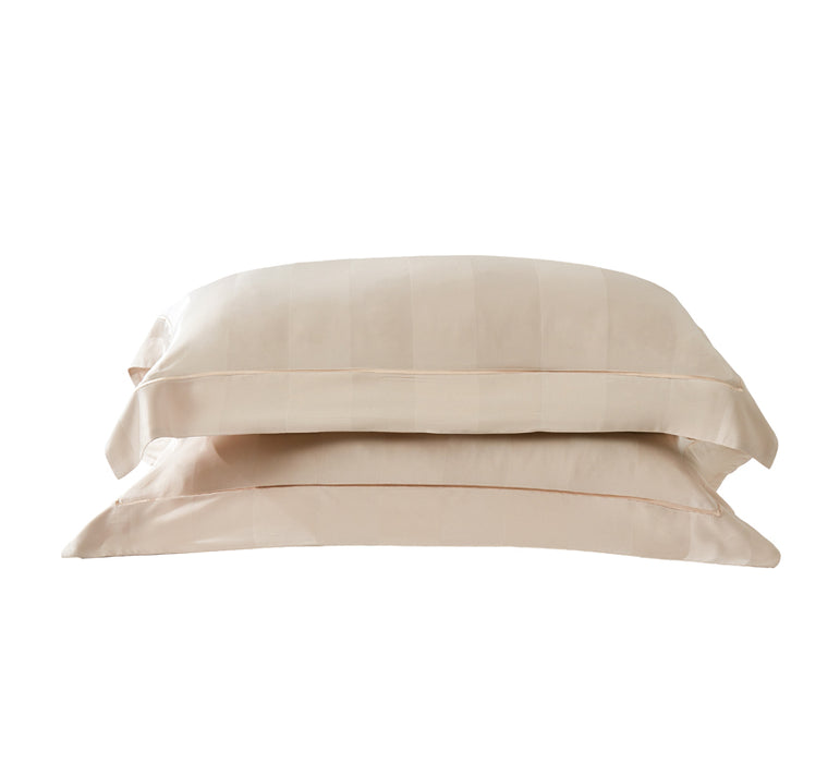 Epitex 1200TC Delores Luxe Modal Dobby (Cream Dune) Fitted Sheet Set | Bedset  | Bedsheet | Soft | Fitted Sheet | Bedsheet Set