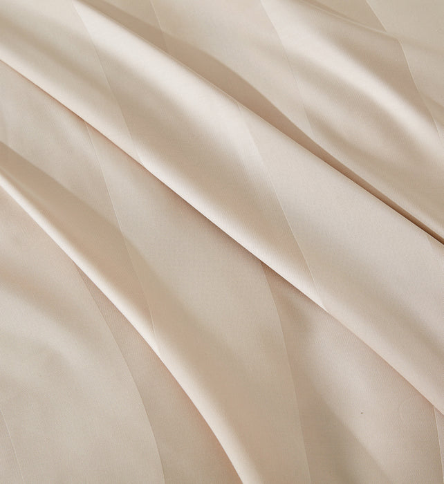Epitex 1200TC Delores Luxe Modal Dobby (Cream Dune) Fitted Sheet Set | Bedset  | Bedsheet | Soft | Fitted Sheet | Bedsheet Set