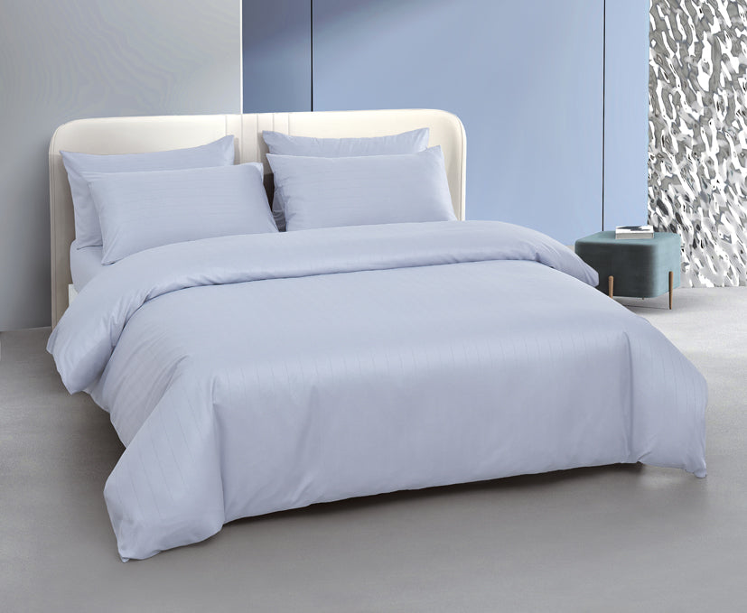 Epitex 1600TC Melange Tencel Blend Dobby Bedsheet Set (Zen Blue)