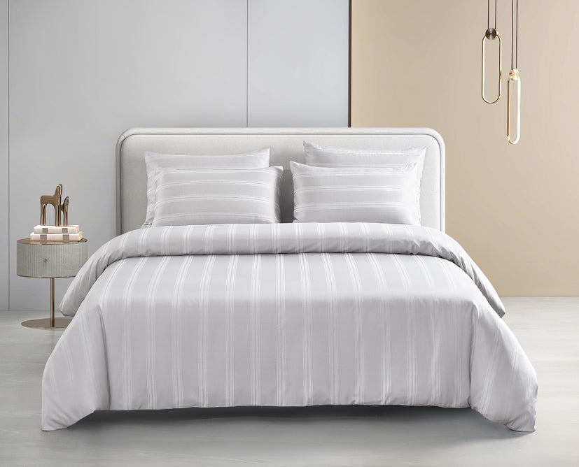 Epitex 1600TC Melange Tencel Blend Dobby Bedsheet Set (Grey)