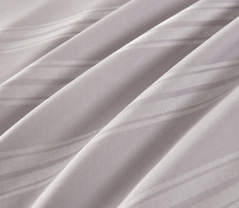 Epitex 1600TC Melange Tencel Blend Dobby Bedsheet Set (Soft Mauve)