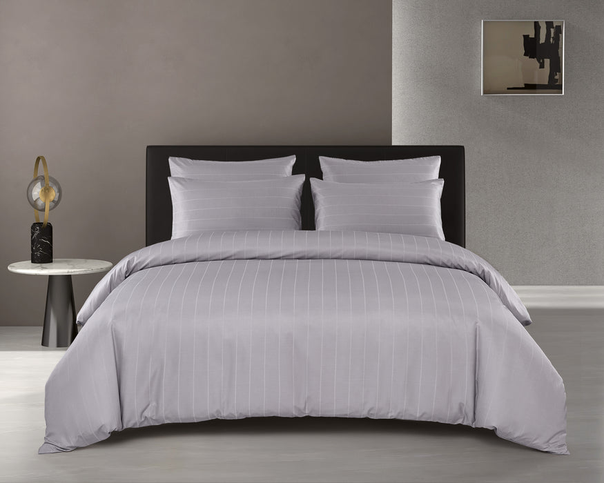 Epitex 1600TC Melange Tencel Blend Dobby Bedsheet Set (Cool Grey)