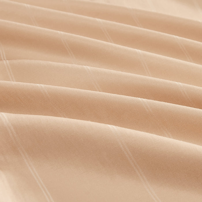 Epitex 1600TC Melange Tencel Blend Dobby Bedsheet Set (Sand Caramel)