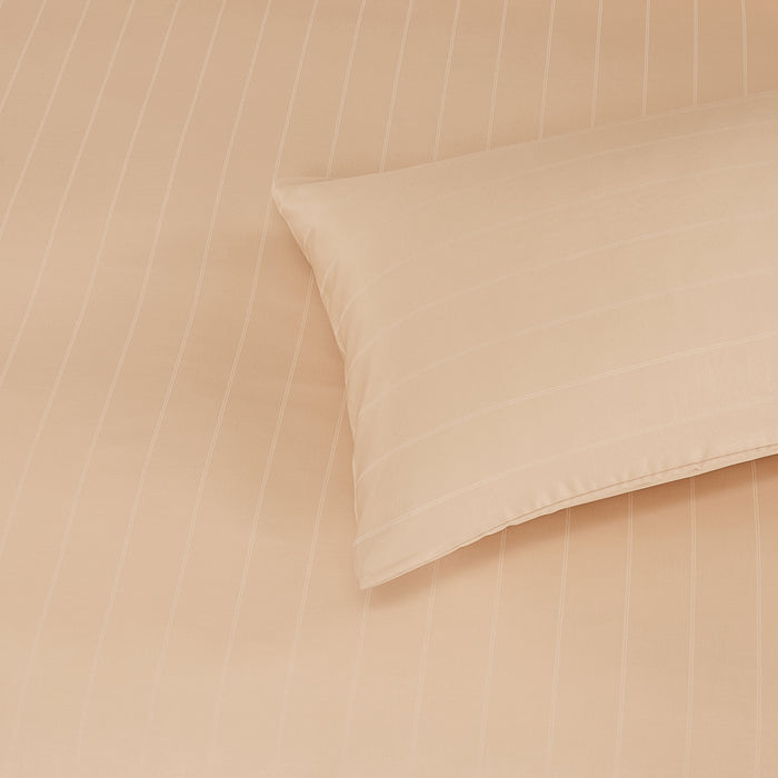 Epitex 1600TC Melange Tencel Blend Dobby Bedsheet Set (Sand Caramel)