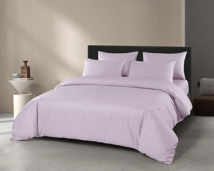 Epitex 1600TC Melange Tencel Blend Dobby Bedsheet Set (Lilac)