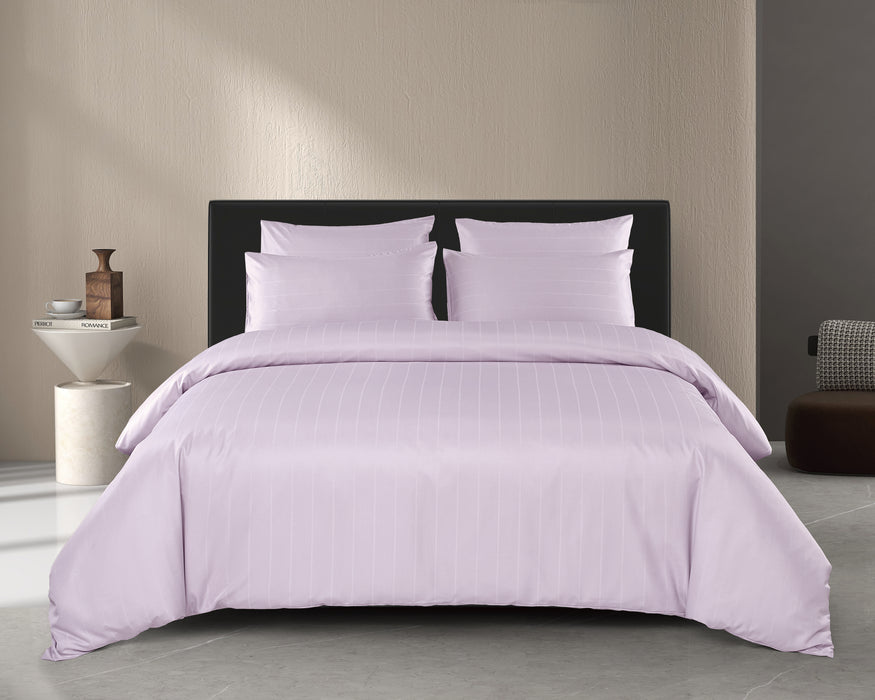 Epitex 1600TC Melange Tencel Blend Dobby Bedsheet Set (Lilac)