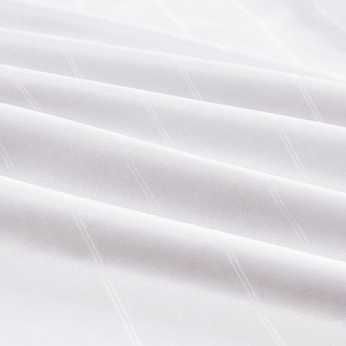 Epitex 1600TC Melange Tencel Blend Dobby Bedsheet Set (Soft Mauve)