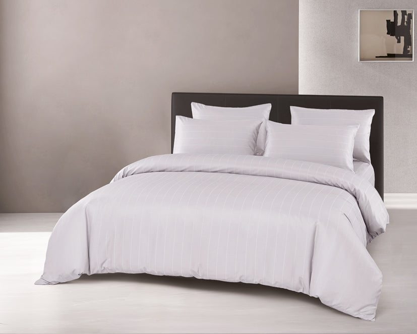 Epitex 1600TC Melange Tencel Blend Dobby Bedsheet Set (Soft Mauve)