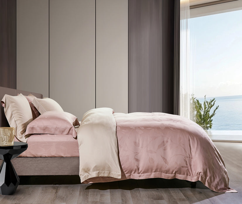 Epitex MJ3106 Garda 1600TC Micro Modal Jacquard Bedsheet | Fitted Sheet Set | Bedset