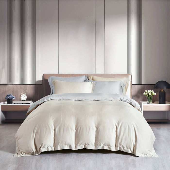 Epitex MJ3108 Garda 1600TC Micro Modal Jacquard Bedsheet | Fitted Sheet Set | Bedset