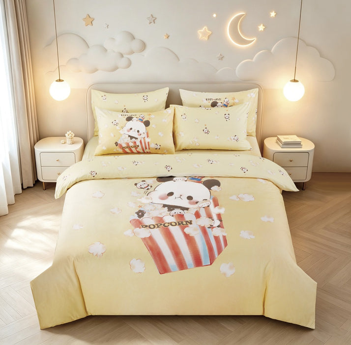 EPITEX MOCHI PANDA COLLECTION 1200TC Bedsheet | Fitted Sheet Set (MMP-BS-C004)
