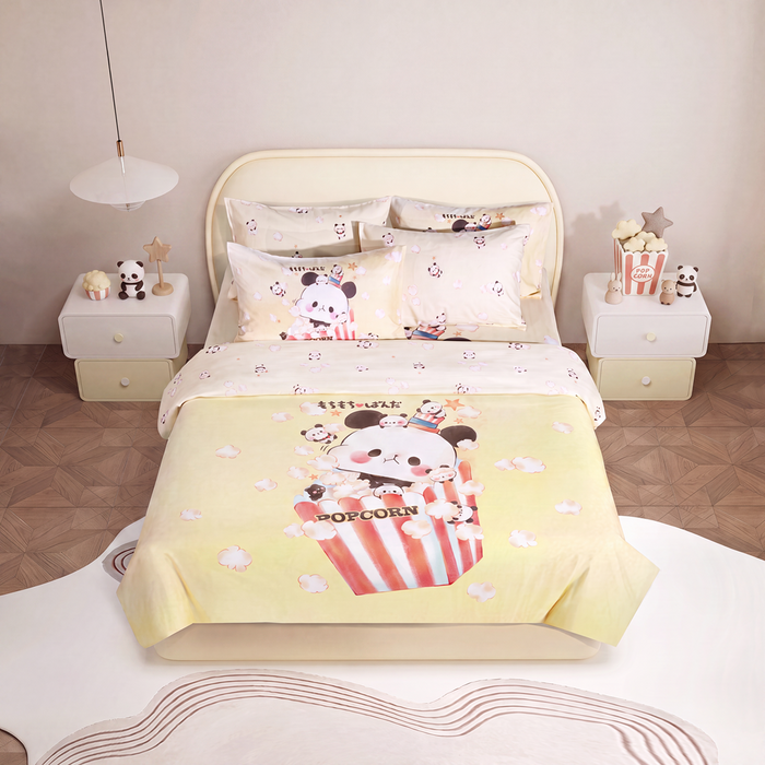 EPITEX MOCHI PANDA COLLECTION 1200TC Bedsheet | Fitted Sheet Set (MMP-BS-C004)