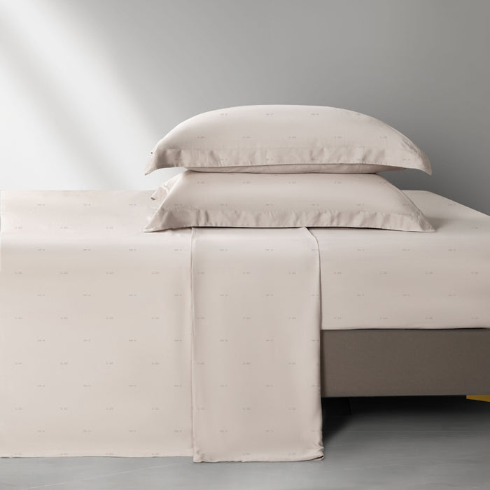 Epitex Nature Collection 100% Bamboo Grana Bedsheet (Lt Earth) | Fitted Sheet Set | Bedset