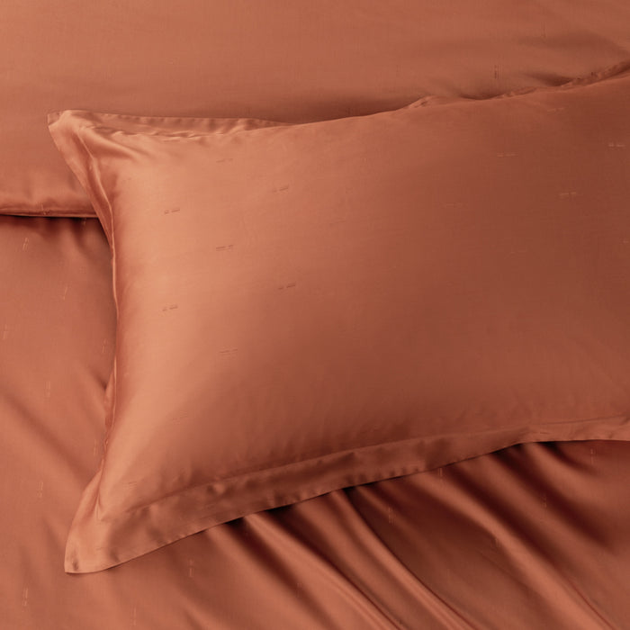 Epitex Nature Collection 100% Bamboo Grana Bedsheet (Terracotta) | Fitted Sheet Set | Bedset