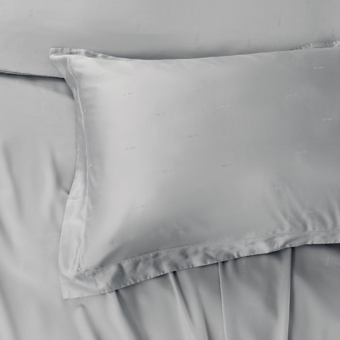 Epitex Nature Collection 100% Bamboo Grana Bedsheet (Vapor Grey) | Fitted Sheet Set | Bedset