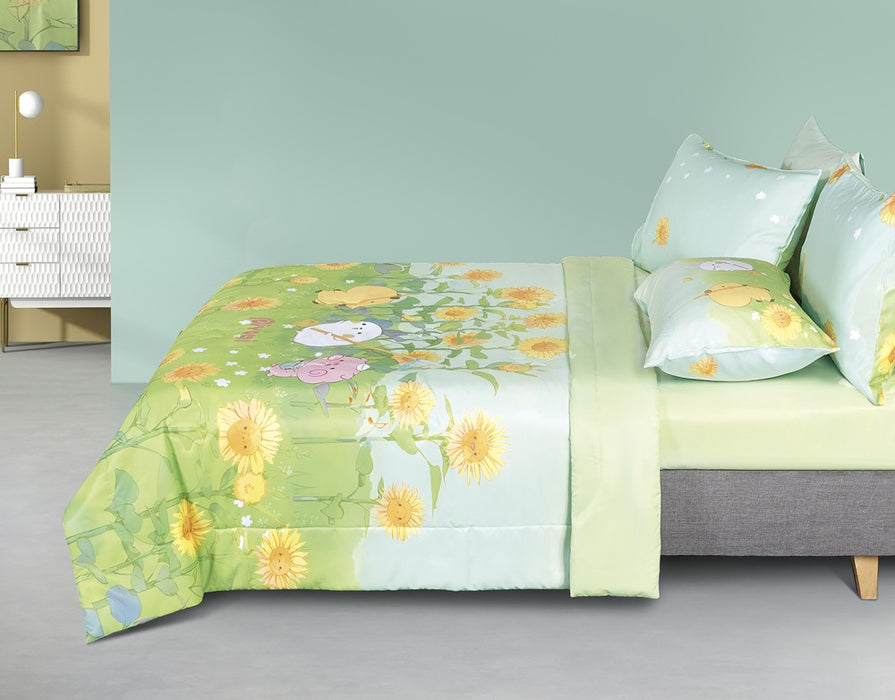 EPITEX PIYOMI LYOCELL BLEND 1200TC Bedsheet | Fitted Sheet Set (PIY123 SUNFLOWER)