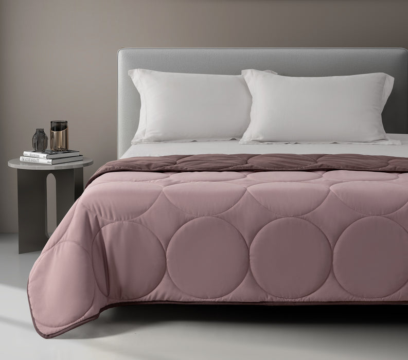 Epinova Air Down Blanket Reversible Solid (Pale Mauve & Antler)