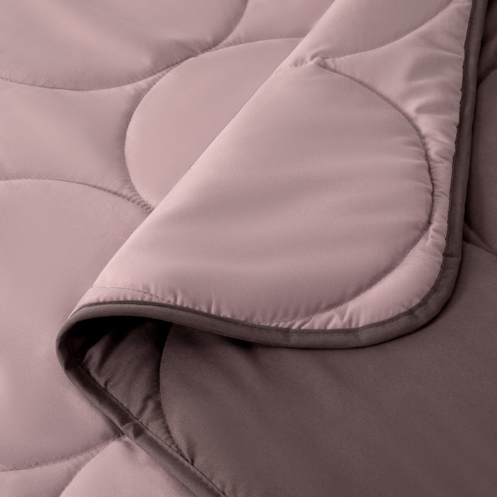 Epinova Air Down Blanket Reversible Solid (Pale Mauve & Antler)